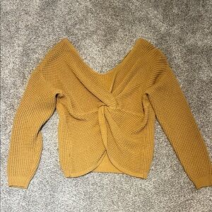 Moon & Madison Golden Knit Sweater